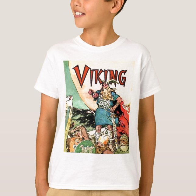 T-shirt Thor - Thor Viking Raider Viking Shirts (Devant)