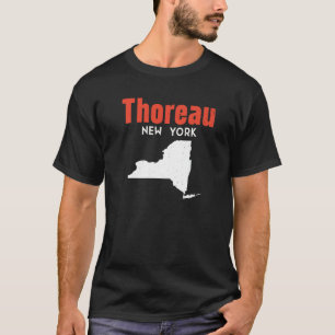 T-shirt Thoreau New York États-Unis Amérique Voyage New Yo