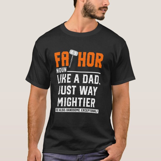 T-shirt Thorhammer Viking Fa Thor (Devant)