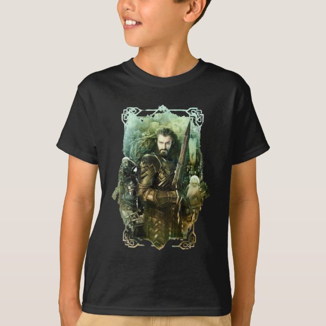 T-shirt THORIN OAKENSHIELD™, Dwalin & Balin Graphic (Devant)