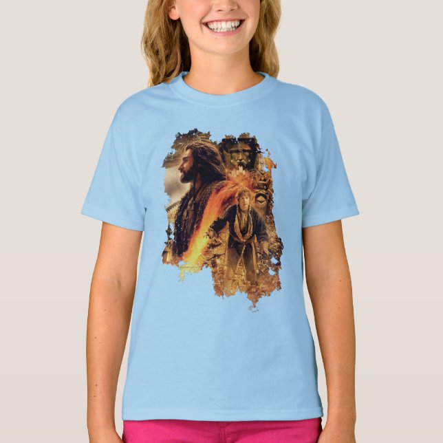 T-shirt THORIN OAKENSHIELD™ et BILBO BAGGINS™ à Erebor (Devant)