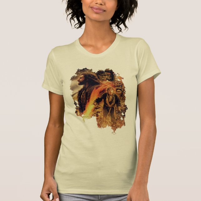 T-shirt THORIN OAKENSHIELD™ et BILBO BAGGINS™ à Erebor (Devant)