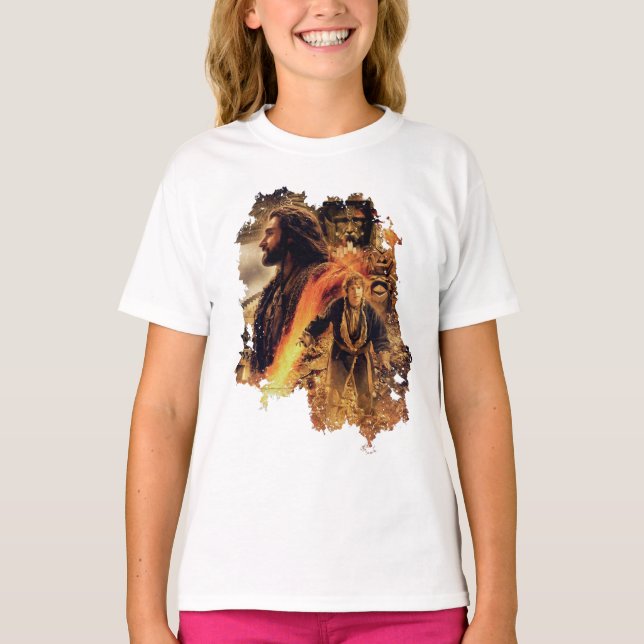 T-shirt THORIN OAKENSHIELD™ et BILBO BAGGINS™ à Erebor (Devant)