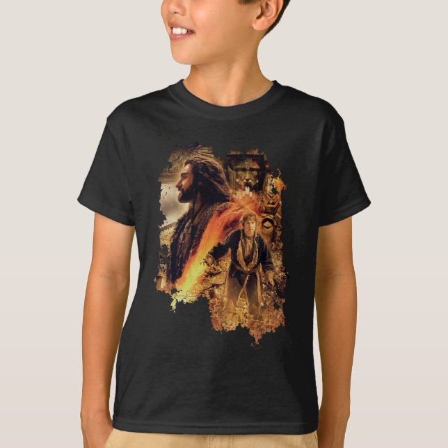 T-shirt THORIN OAKENSHIELD™ et BILBO BAGGINS™ à Erebor (Devant)