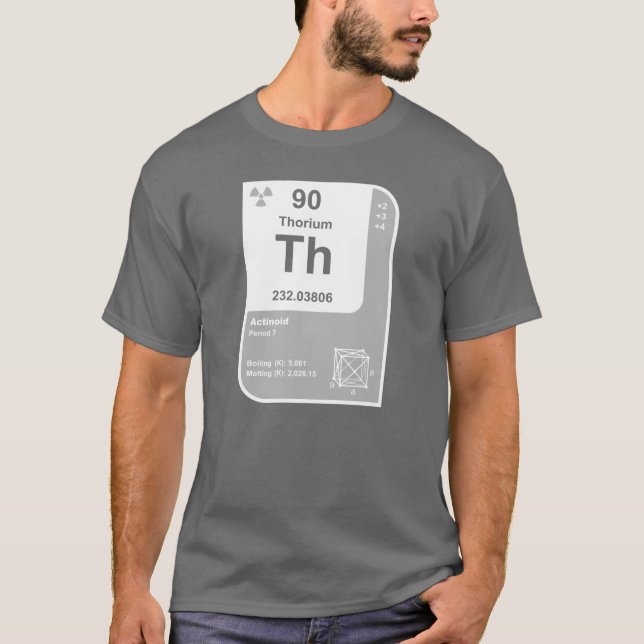 T-shirt Thorium (Th) (Devant)