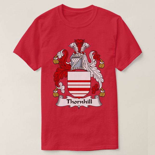 T-shirt Thornhill Coat of Arms Family Crest  (Design devant)