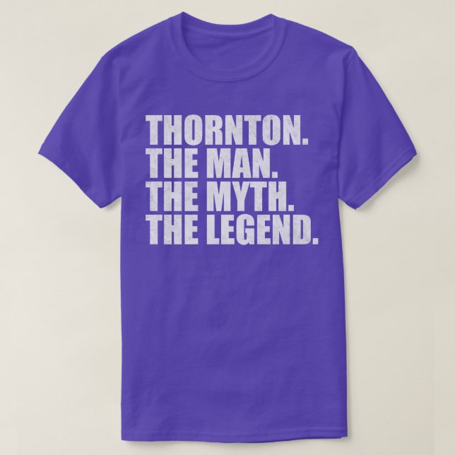 T-shirt ThorntonThornton Nom de famille Thornton Nom de fa (Design devant)