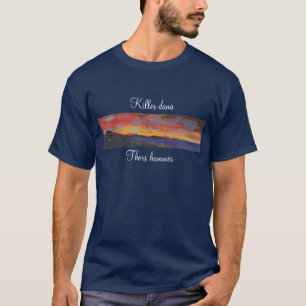 T-shirt Thors marteau/photo retour, peinture avant