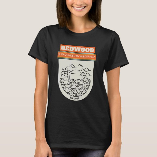T-shirt Those Huge Trees National Park California State So (Devant)