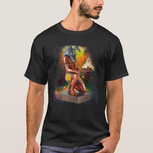 T-shirt Thoth le dieu égyptien de la connaissance (Devant)