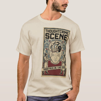 T-shirt Thoughtcrime Scene Dystopian Surrealist Warning