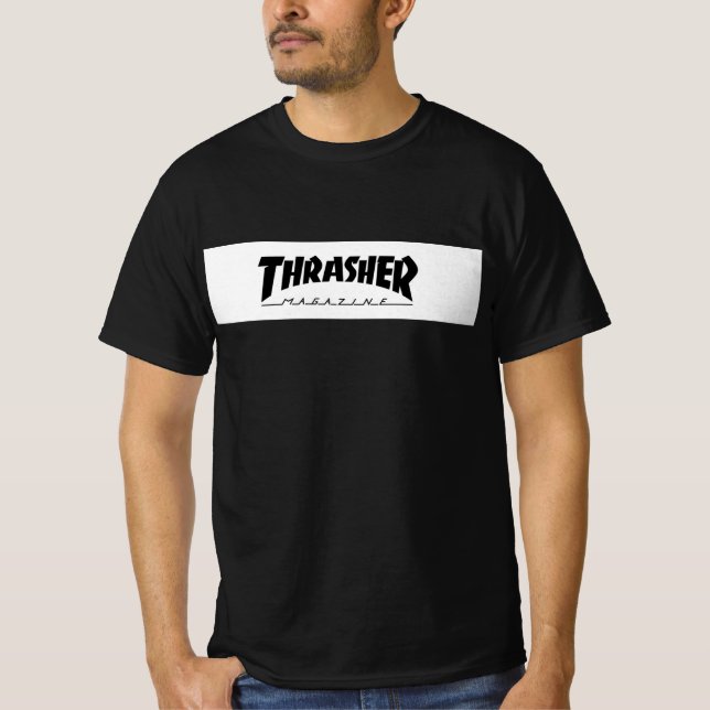 T-shirt Thrasher blanc (Devant)