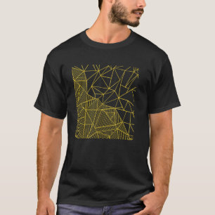 T-shirt Threadless Emeline Abstrait Moitié Et Moitié 45 Ja