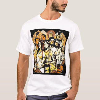 T-shirt Threads d'unité : Célébrer la diversité et l'inclu