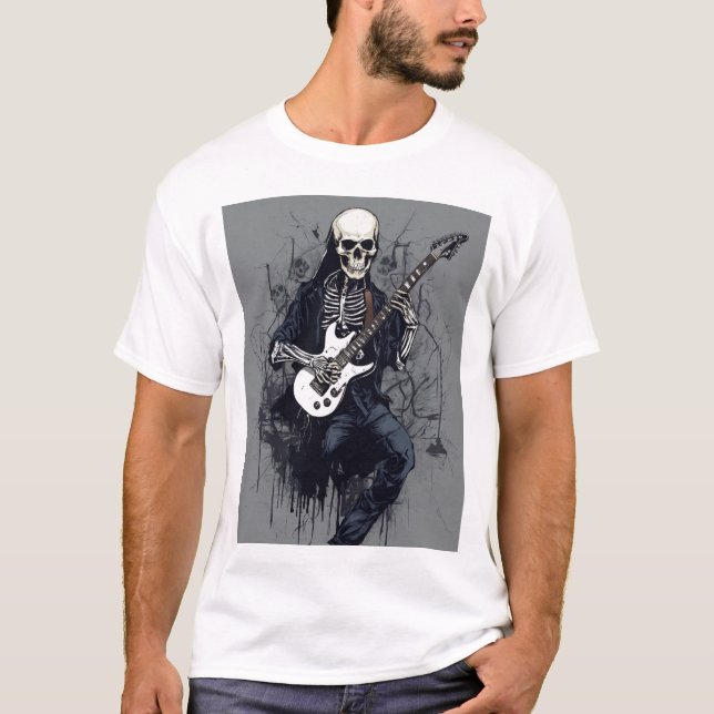 T-shirt Threads hantés : Expérimentez la terreur (Devant)
