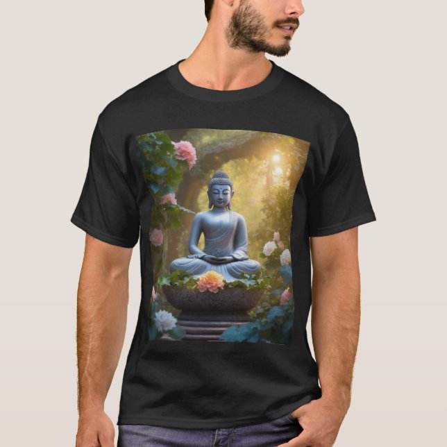 T-shirt "Threads Zen : Tee de tranquillité inspirée par Bo (Devant)
