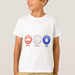 T-shirt Three Dutch Icons
