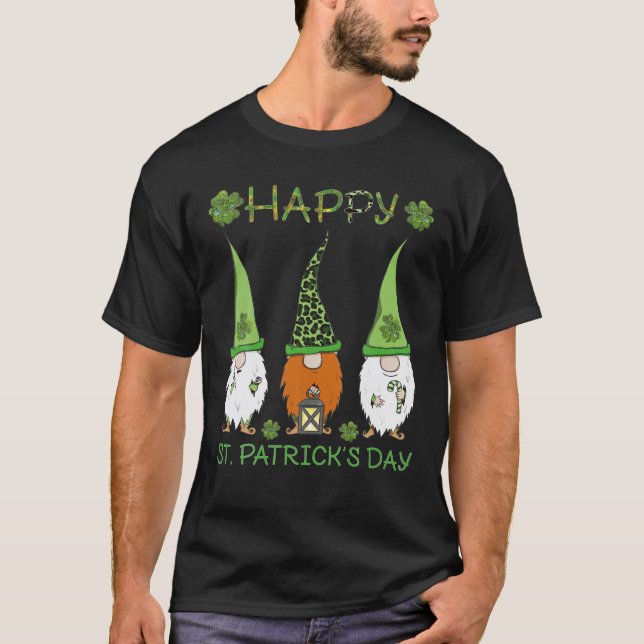 T-shirt Three Leprechauns - Happy Saint Patrick's Day Iris (Devant)