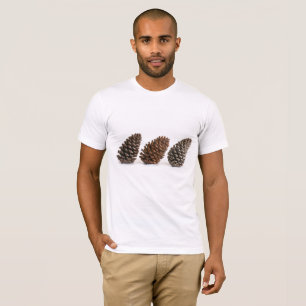 T-shirt Three pinecones
