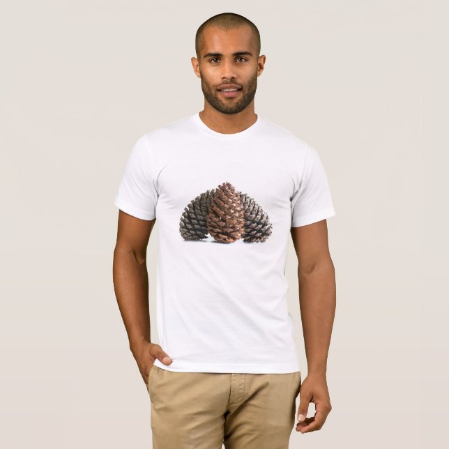 T-shirt Three pinecones (Devant entier)