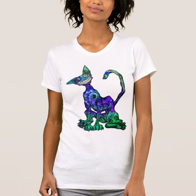 T-shirt #three psychédélique de Kitty (Devant)
