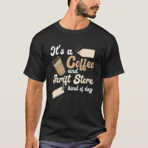 T-shirt Thrift Store Et Café Vente De Jardin Éclairant