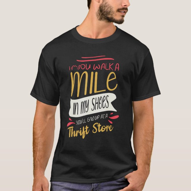 T-shirt Thrifter Lover Thrifter Thrift Shop Whisperer (Devant)