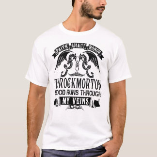 T-shirt THROCKMORTON Le Sang Traverse Mes Veines