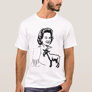 T-shirt THROTUS Nancy Regan Throat Chèvre Satire politique