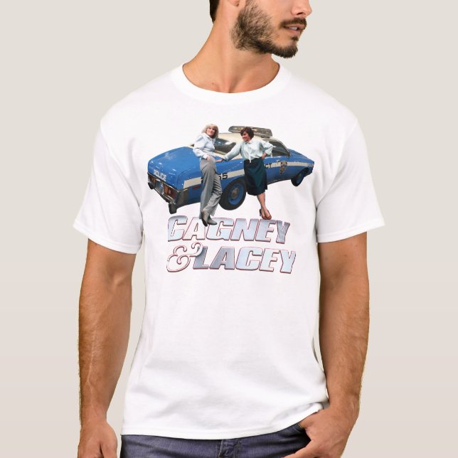 T-shirt Throwback Cagney Et Lacey Girl Power Tribute (Devant)