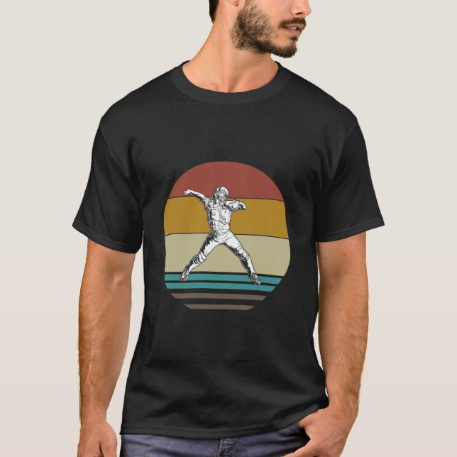 T-shirt Thrower Tropical Retro 80s Vaporwave (Devant)