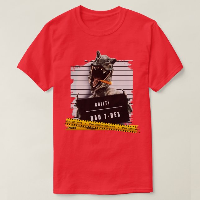 T-shirt Thug Dinosaur (Design devant)