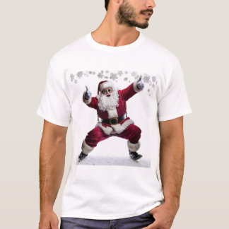 T-shirt Thumbs-Up Santa – Festive Swagger in Shades
