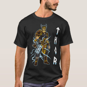 T-shirt Thunder God Thor Norse Mythologie Viking Warrior