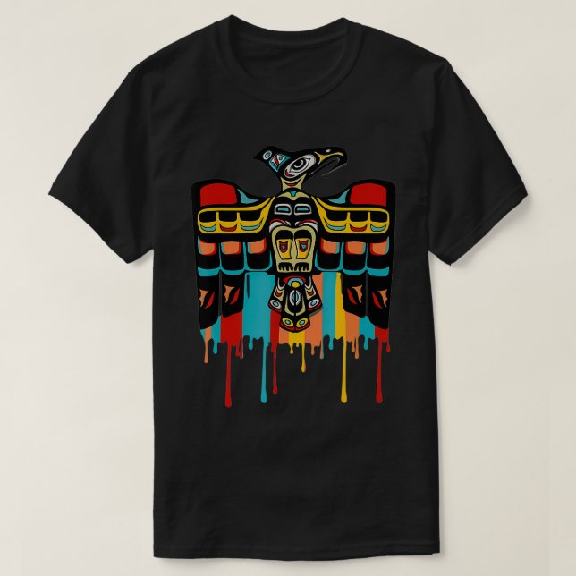 T-shirt Thunderbird Native American  (Design devant)
