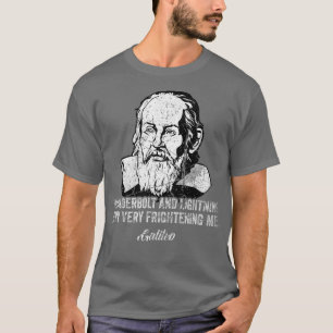 T-shirt Thunderbolt foudre philosophe Galileo