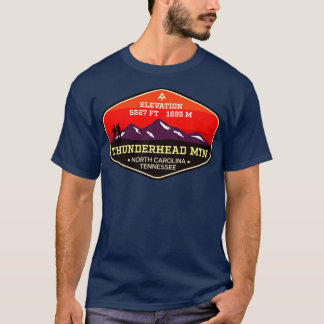 T-shirt Thunderhead Mountain North olina Tennessee Appalac