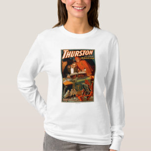 T-shirt Thurston le grand magicien avec la magie de diable
