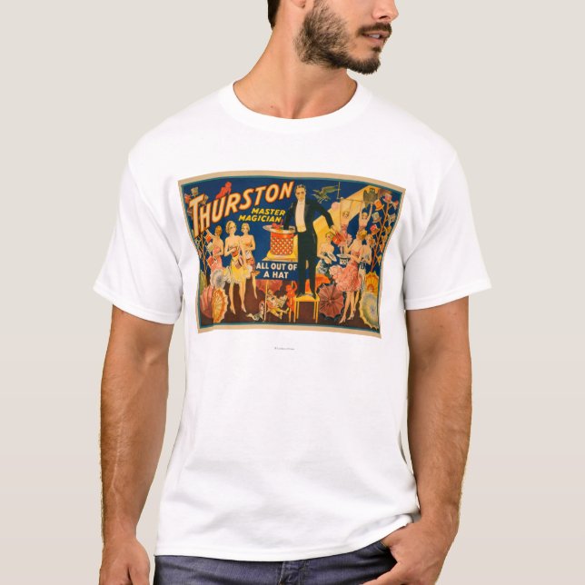 T-shirt Thurston, Maître Magicien "Out of a Casquette" Mag (Devant)