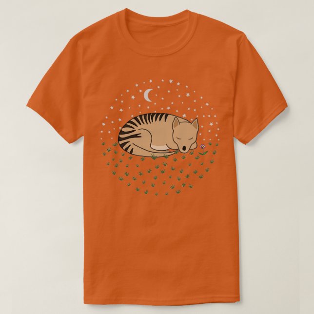T-shirt Thylacine Sleeping (Design devant)