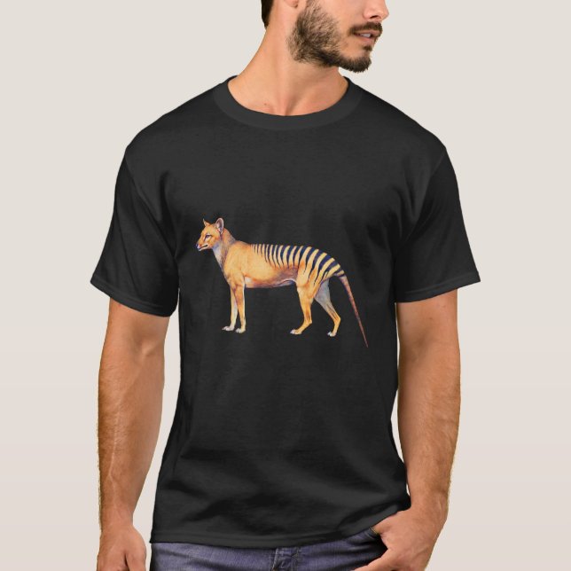 T-shirt Thylacine (tigre tasmanien) (Devant)