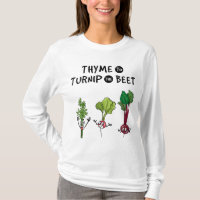 Thyme pour Turnip Beet Funny Gardener Vegan