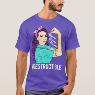 T-shirt Thyroid Guerrier Indestructible Soutien de sensibi
