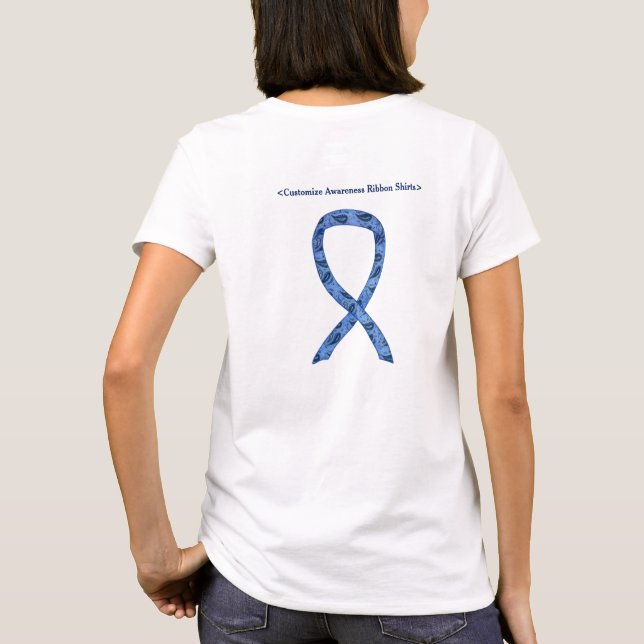 T-shirt Thyroid Sensibilisation aux maladies Paisley Chemi (Dos)