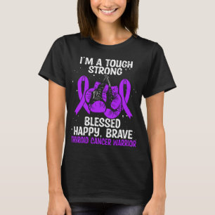 T-shirt Thyroide Cancer Awareness Survivor Warrior
