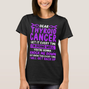 T-shirt Thyroide Cancer Awareness Thyroide Cancer Ribbon