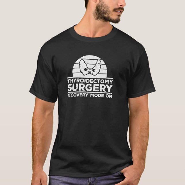 T-shirt Thyroidectomie Chirurgie Récupération Thyroïde Sup (Devant)