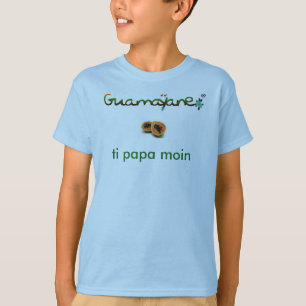 T-shirt Ti papa moin© Guamayane© > série ti-moun