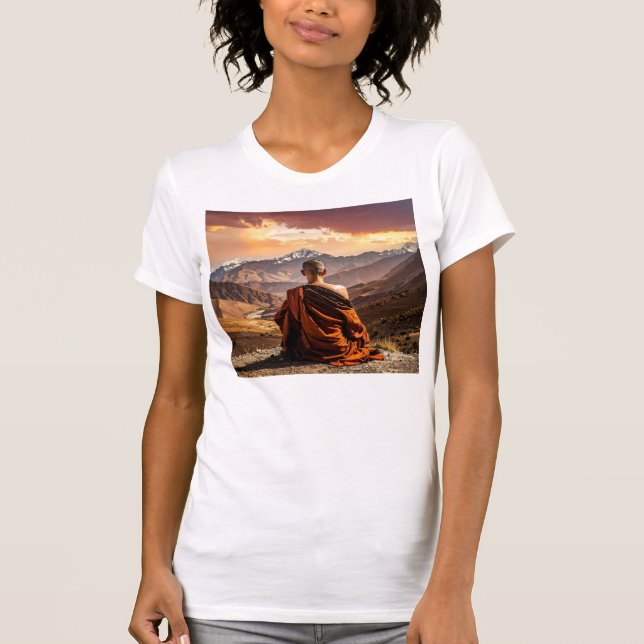 T-shirt TIbet - Buddhism - Meditation (Devant)