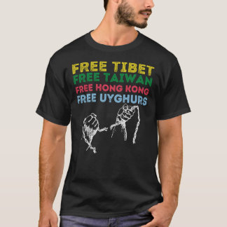 T-SHIRT TIBET GRATUIT, TAIWAN GRATUIT, HONG KONG GRATUIT, 